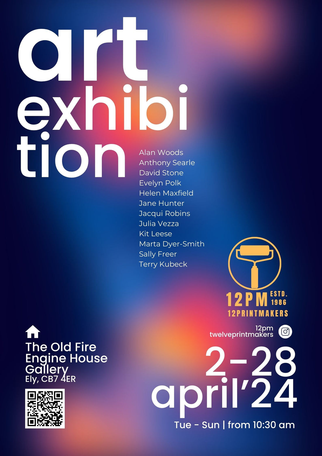 I am exhibiting 2-28 of April '24 at The Old Fire Engine House