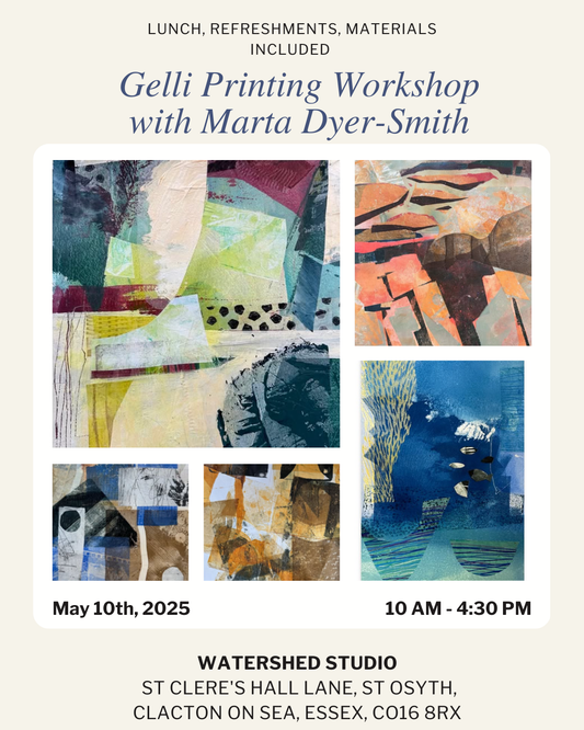 Gelli Print Workshop Saturday 10th of May