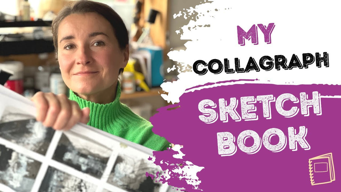 My Collagraph Sketch Book - (and how it inspires me)