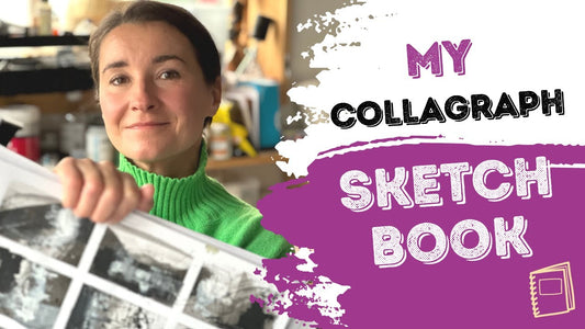 My Collagraph Sketch Book - (and how it inspires me)