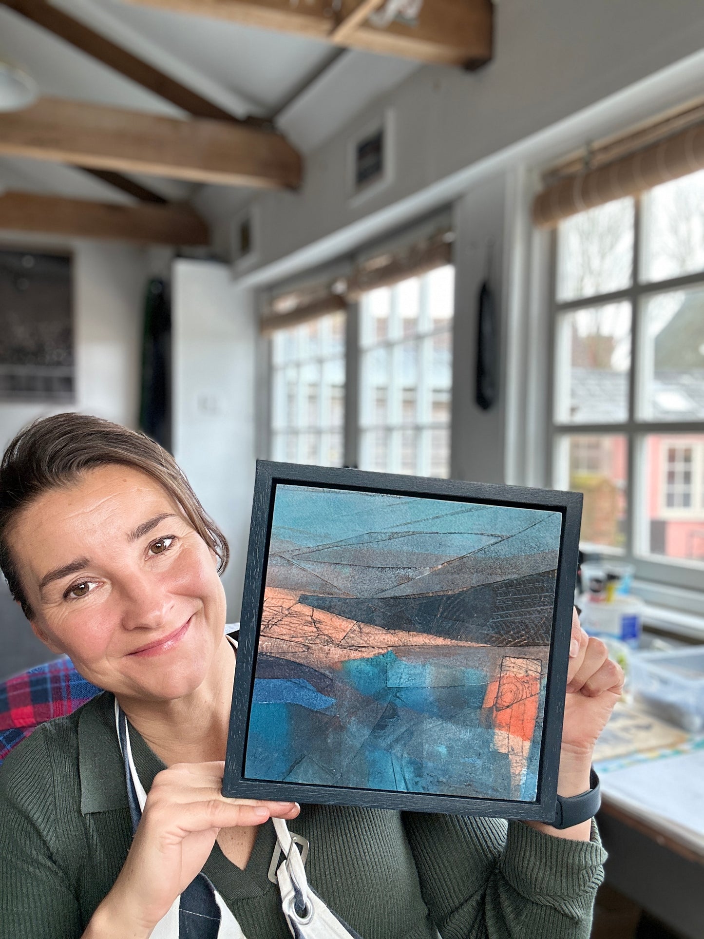 SOLD Point box framed