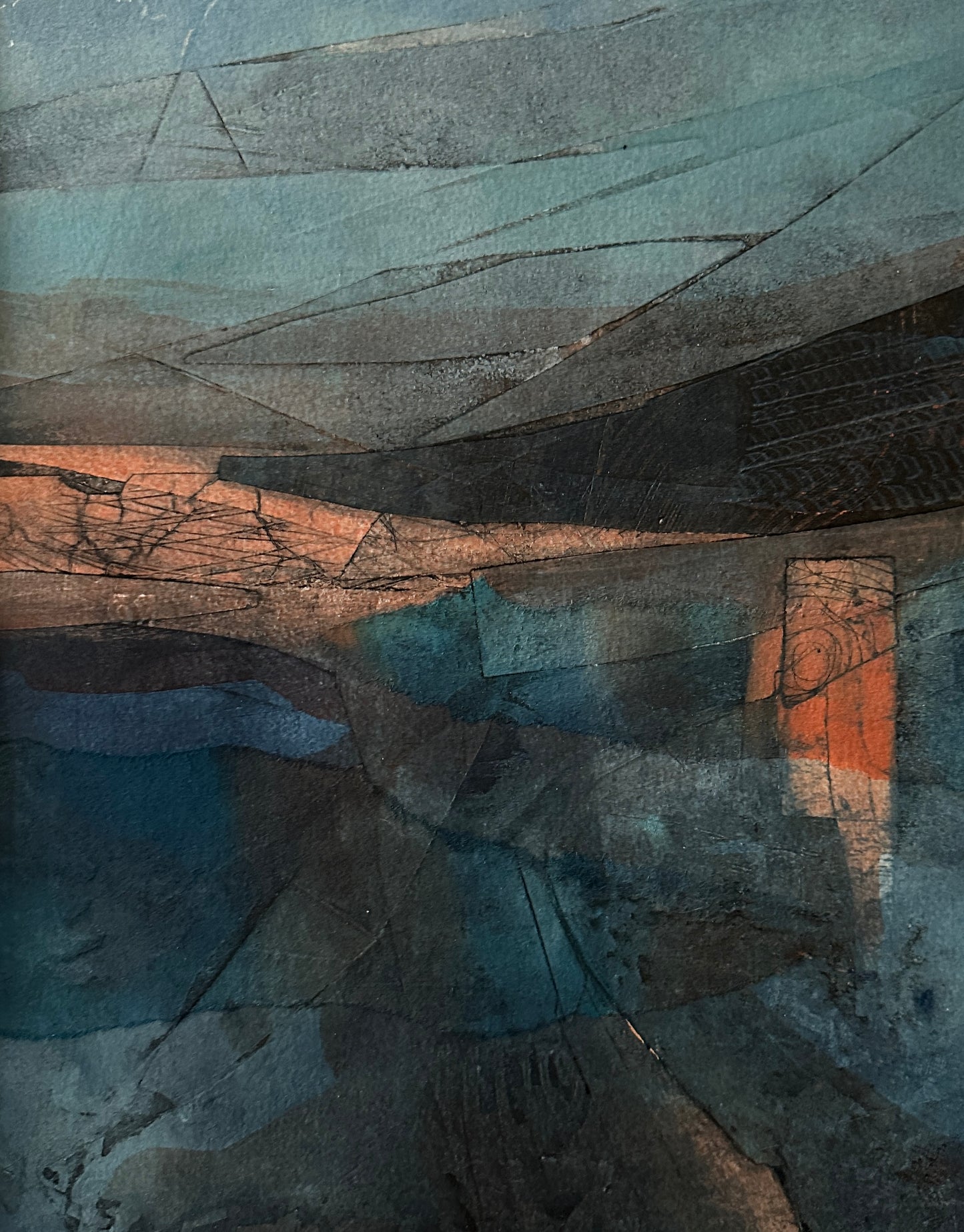 SOLD Point box framed