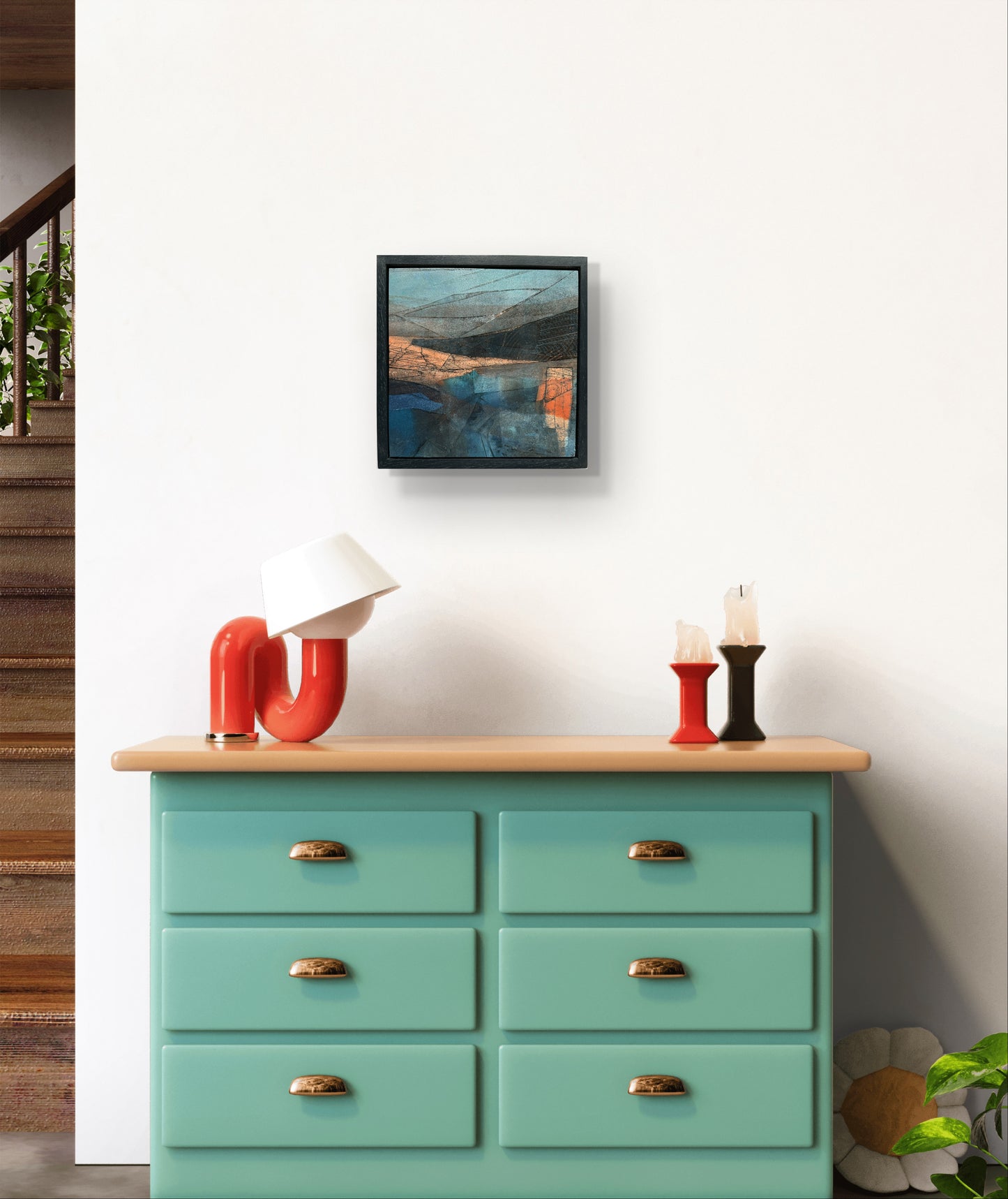 SOLD Point box framed